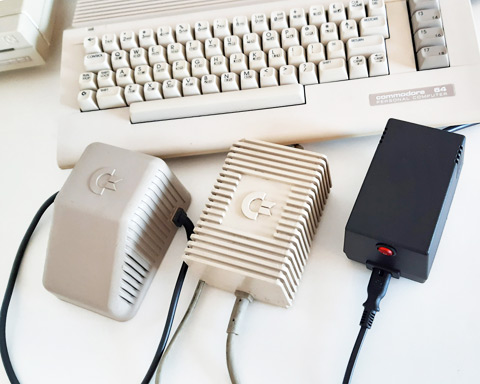 New C64 PSU compared to the original Commodore PSU